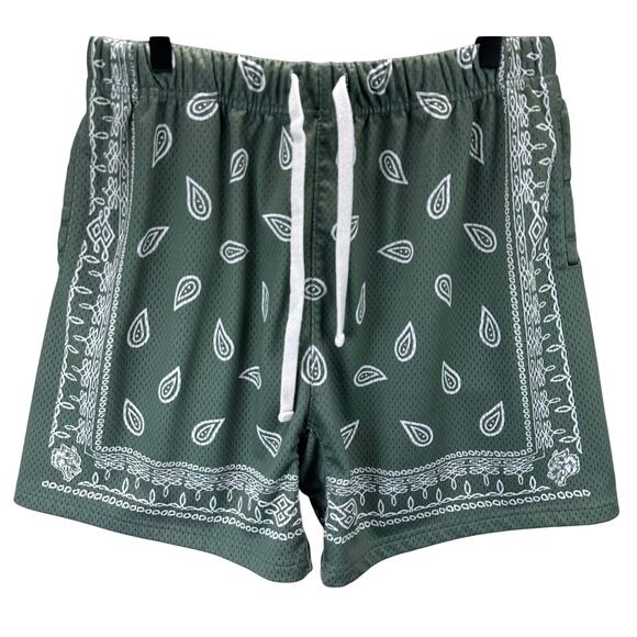 Darc Sport Western Paisley Mesh Everyday Shorts Men’s Size M Limited Edition - Picture 1 of 4